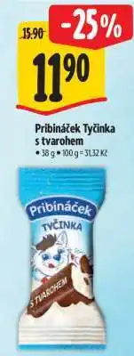Albert Pribináček Tyčinka s tvarohem nabídka