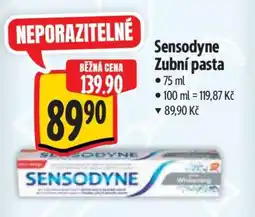 Albert Sensodyne zubní pasta nabídka