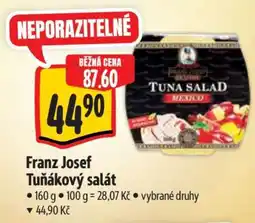 Albert Franz Josef Tuňákový salát nabídka