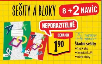 Albert Školní sešity nabídka