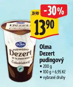 Albert Olma Dezert pudingový nabídka