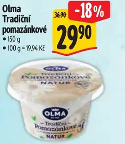 Albert Olma Tradiční pomazánkové nabídka