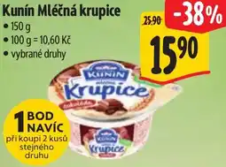 Albert Kunín Mléčná krupice nabídka