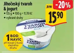 Albert Madeta Jihočeský tvaroh & jogurt nabídka