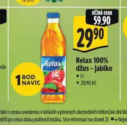 Albert Relax 100% džus - jablko nabídka
