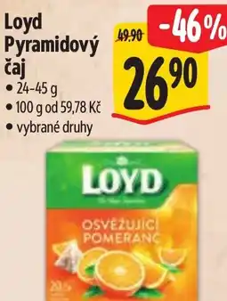 Albert Loyd Pyramidový čaj nabídka