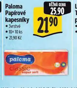Albert Paloma papírové kapsníky nabídka