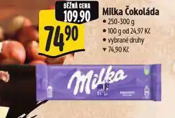Albert Milka čokoláda nabídka