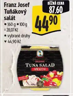 Albert Franz josef tuňákový salát nabídka