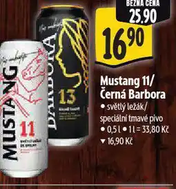 Albert Mustang 11 / černá barbora nabídka