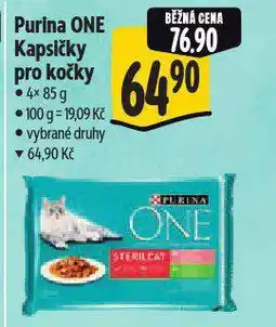 Albert Purina one kapsičky pro kočky nabídka
