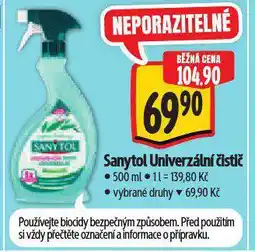 Albert Sanytol univerzální čistič nabídka