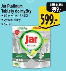 Albert Jar platinum tablety do myčky nabídka