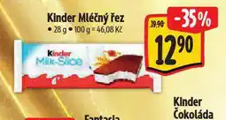 Albert Kinder mléčný řez nabídka