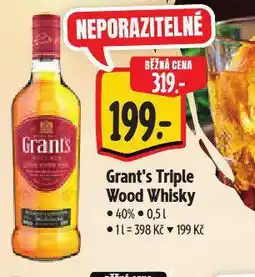 Albert Grant´s triple wood whisky nabídka