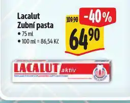 Albert Lacalut zubní pasta nabídka