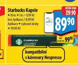 Albert Starbucks kávové kapsle nabídka