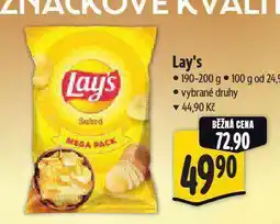 Albert Lay's chipsy nabídka