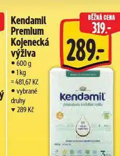 Albert Kendamil kojenecká výživa nabídka