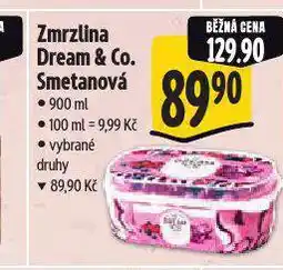 Albert Dream & co zmrzlina nabídka