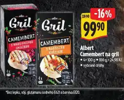 Albert Camembert na gril nabídka