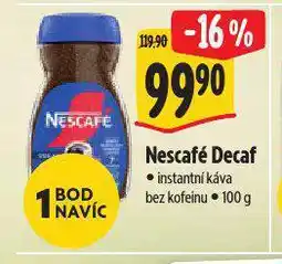 Albert Káva nescafé decaf nabídka