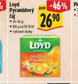 Albert Loyd čaj nabídka