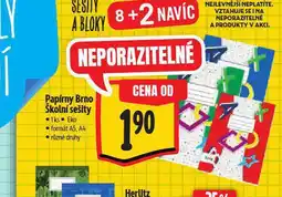Albert Školní sešity nabídka