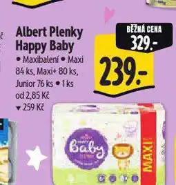 Albert Happy baby plenky nabídka