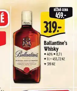 Albert Ballantine's skotská whisky nabídka