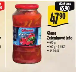 Albert Giana zeleninové lečo nabídka