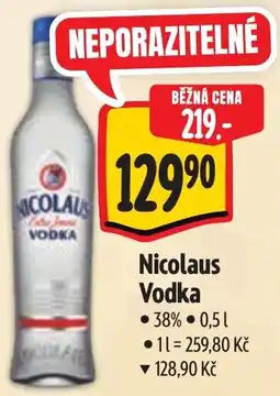 Albert Nicolaus Vodka nabídka