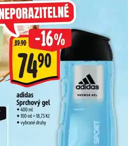 Albert Adidas Sprchový gel nabídka