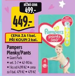 Albert Pampers Plenky/Pants nabídka