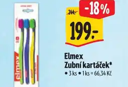 Albert Elmex Zubní kartáček nabídka