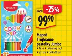 Albert Maped Trojhranné pastelky Jumbo nabídka