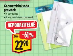 Albert Geometrická sada pravítek nabídka