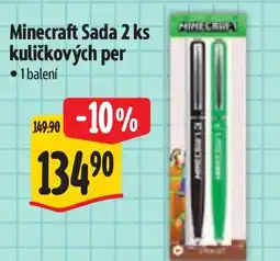 Albert Minecraft Sada kuličkových per nabídka