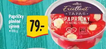 Albert Papričky plněné sýrem nabídka