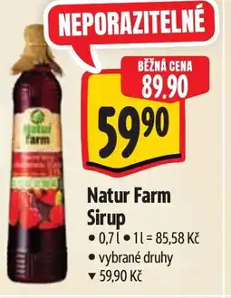 Albert Natur Farm Sirup nabídka