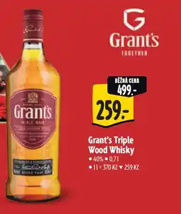 Albert Grant's Triple Wood Whisky nabídka