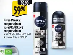 Albert Nivea Pánský antiperspirant sprej/Kuličkový antiperspirant nabídka