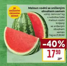 Billa Meloun vodní se sníženým obsahem semen volný, cena za 1kg nabídka