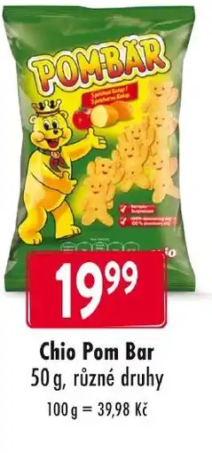 Qanto Chio Pom Bar nabídka