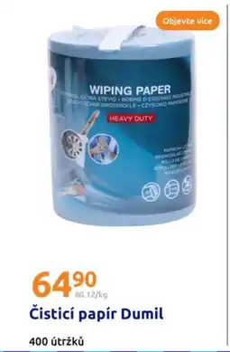 Action Čisticí papír Dumil nabídka