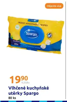 Action Vlhčené kuchyňské utěrky Spargo nabídka