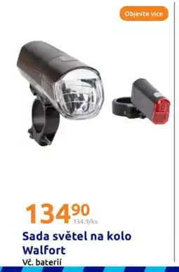 Action Sada světel na kolo Walfort nabídka
