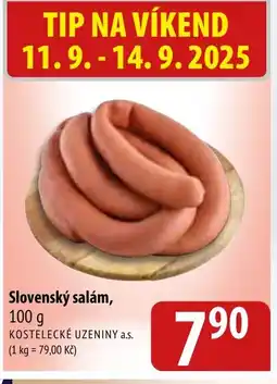 Bala Slovenský salám nabídka