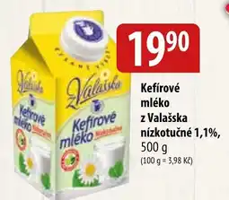 Bala Kefírové mléko z Valašska nízkotučné 1,1% nabídka
