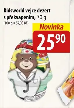 Bala Kidsworld vejce dezert s překvapením nabídka